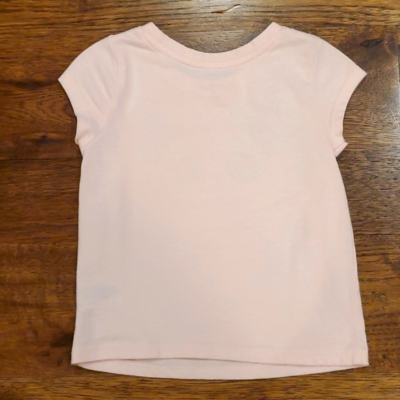 Girls Cat & Jack pink t-shirt with panda graphic print size 18M - Picture 3 of 5